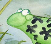 Affiche A3 'Edmée, une grenouille pas comme les autres'